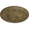 Ekena Millwork Tristan Ceiling Medallion (Fits Canopies up to 6 1/4"), 32 3/8"OD x 3 1/2"P, Mississippi Mud Crackle CM32TNMMC - alternate 4